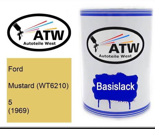 Ford, Mustard (WT6210), 5 (1969): 500ml Lackdose, von ATW Autoteile West.